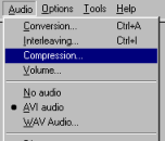 Virtual Dub - Compression audio